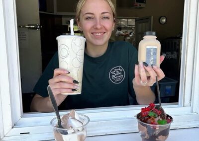 girl with ice cream